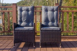 OUTFLEXX 2er Set Dining Sessel, Schwarz, Polyrattan, Je 55 X 65 X 112 Cm, Rücken Stufenlos Verstellbar -Ausgewählte Gartenmöbelgeschäfte 22284 2.jpg