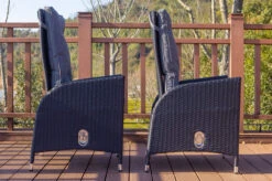 OUTFLEXX 2er Set Dining Sessel, Schwarz, Polyrattan, Je 55 X 65 X 112 Cm, Rücken Stufenlos Verstellbar -Ausgewählte Gartenmöbelgeschäfte 22284 3.jpg