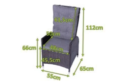 OUTFLEXX 2er Set Dining Sessel, Braun, Polyrattan, Je 55 X 65 X 112 Cm, Rücken Stufenlos Verstellbar 15 OUTFLEXX 2er Set Dining Sessel, Braun, Polyrattan, Je 55 X 65 X 112 Cm, Rücken Stufenlos Verstellbar -Ausgewählte Gartenmöbelgeschäfte 22285 5.jpg