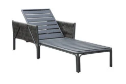 OUTFLEXX Mermaid Liege, Anthrazit, Aluminium/XL Geflecht, 203x75x56 Cm, Inkl. Polster -Ausgewählte Gartenmöbelgeschäfte 22302 3.jpg