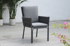 OUTFLEXX Mermaid Dining Sessel, Anthrazit, Aluminium/XL Geflecht57x63x89 Cm , Inkl. Polster -Ausgewählte Gartenmöbelgeschäfte 22304 1.jpg