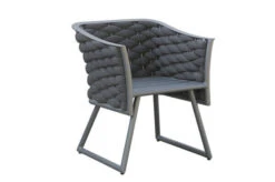 OUTFLEXX Oranger Blossom Sessel, Anthrazit, Aluminium/XL Rope, 60x62x75 Cm, Inkl. Polster -Ausgewählte Gartenmöbelgeschäfte 22307 3.jpg