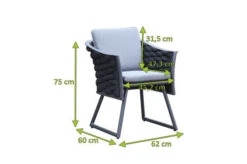 OUTFLEXX Oranger Blossom Sessel, Anthrazit, Aluminium/XL Rope, 60x62x75 Cm, Inkl. Polster -Ausgewählte Gartenmöbelgeschäfte 22307 4.jpg