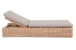 OUTFLEXX Sunlounger, Natur Meliert/sand, Polyrattan, 216x76x47 Cm, Rückenlehne Verstellbar -Ausgewählte Gartenmöbelgeschäfte 22361 3.jpg