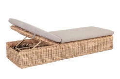 OUTFLEXX Sunlounger, Natur Meliert/sand, Polyrattan, 216x76x47 Cm, Rückenlehne Verstellbar -Ausgewählte Gartenmöbelgeschäfte 22361 6.jpg
