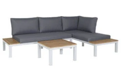 OUTFLEXX Ecklounge, Weiß/anthrazit, Aluminium/Polyester, FSC-Akazie, 4 Personen, Inkl. Polster -Ausgewählte Gartenmöbelgeschäfte 22365 weiss 02.jpg