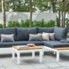 OUTFLEXX Ecklounge, Weiß/anthrazit, Aluminium/Polyester, FSC-Akazie, 4 Personen, Inkl. Polster -Ausgewählte Gartenmöbelgeschäfte 22365 weiss 08.jpg