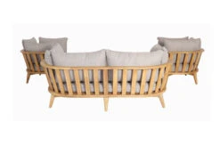 OUTFLEXX Loungeset, Hellgrau, Akazie, Teak-Look, Inkl. Polster, 4 Personen -Ausgewählte Gartenmöbelgeschäfte 22379 15.jpg