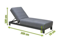 OUTFLEXX Liege, Anthrazit/flanelle, Alu/Sunbrella, 203x70x40/100, Höhenverstellbare Rückenlehne -Ausgewählte Gartenmöbelgeschäfte 22410 5.jpg