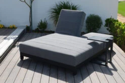 OUTFLEXX Doppelliegen, Anthrazit/flanelle, Alu/Sunbrella, 203x143x40/100, Höhenverstellbare Rückenlehne -Ausgewählte Gartenmöbelgeschäfte 22412 3.jpg