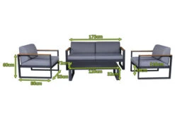 OUTFLEXX Bury Loungemöbel, Anthrazit/grau, Alu/Olefin, 4 Personen, Loungetisch 120x72 Cm -Ausgewählte Gartenmöbelgeschäfte 22414 05.jpg