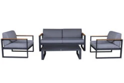 OUTFLEXX Bury Loungemöbel, Anthrazit/grau, Alu/Olefin, 4 Personen, Loungetisch 120x72 Cm -Ausgewählte Gartenmöbelgeschäfte 22414 06.jpg