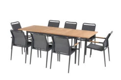 HARTMAN Silencio Ausziehtisch, Xerix/natur, Alu/Teak, 160/220x90cm, Butterfly-Auszug, FSC Teak -Ausgewählte Gartenmöbelgeschäfte 22443 4.jpg