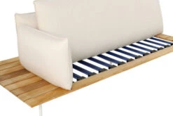 OUTFLEXX Vail Loungemöbel, Weiß/natur/actionlinen, Alu/FSC-Teakholz/Sunbrella, Für Bis Zu 7 Personen, Seitenablagen Aus Teak -Ausgewählte Gartenmöbelgeschäfte 22547 11.jpg