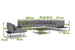 OUTFLEXX Kona Loungemöbel, Anthrazit/action Stone, Alu/Agora, Für Bis Zu 7 Personen, Seitenablagen Aus Alu -Ausgewählte Gartenmöbelgeschäfte 22554 5.jpg
