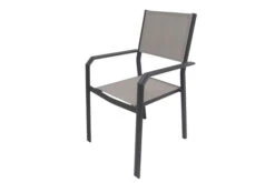 VILLANA Esstischgarnitur, Anthrazit/grau, Alu/Holzimitat/Textil, Tisch 150x90cm, 4 Stapelsessel -Ausgewählte Gartenmöbelgeschäfte 22579 03.jpg