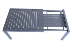 VILLANA Esstischgruppe, Anthrazit/grau, Alu/Textilene, Tisch 130/180x90cm, 4 Stapelsessel -Ausgewählte Gartenmöbelgeschäfte 22585 15.jpg