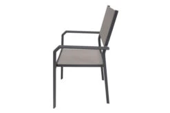 VILLANA Esstischgruppe, Anthrazit/grau, Alu/Textilene, Tisch 130/180x90cm, 4 Stapelsessel -Ausgewählte Gartenmöbelgeschäfte 22585 20.jpg