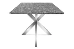 OUTFLEXX Esstischgarnitur, Silber/taupe, Edelstahl/Granit/Textil, 200x100 Cm, 4 Freischwinger, 2 Multipos, Padded, Armlehnen Aus FSC-Teak -Ausgewählte Gartenmöbelgeschäfte 22794 09.JPG