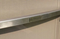 OUTFLEXX Esstischgarnitur, Silber/taupe, Edelstahl/Granit/Textil, 200x100 Cm, 6 Stapelsessel, Armlehnen Aus FSC-Teak -Ausgewählte Gartenmöbelgeschäfte 22795 010.jpg