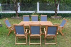 OUTFLEXX Sitzgruppe, Natur/grau, Akazie/Textilene, Ausziehtisch 180/240 X 100 Cm, 8 Multipo 5-fach -Ausgewählte Gartenmöbelgeschäfte 22826 6.jpg