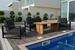 OUTFLEXX Loungemöbel, Sooty, Alu/Sunbrella/recyceltes Teakholz, 4 Personen, Loungetisch 160x90 Cm 9 OUTFLEXX Loungemöbel, Sooty, Alu/Sunbrella/recyceltes Teakholz, 4 Personen, Loungetisch 160x90 Cm -Ausgewählte Gartenmöbelgeschäfte 22837 3.jpg