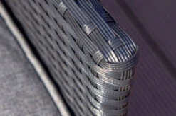 OUTFLEXX Esstischgarnitur, Edelstahl/Teakholz, Tisch 160x90cm, 6 Hochlehner, A-Gestell 10 OUTFLEXX Esstischgarnitur, Edelstahl/Teakholz, Tisch 160x90cm, 6 Hochlehner, A-Gestell -Ausgewählte Gartenmöbelgeschäfte 22877 3.jpg