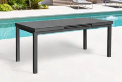 STERN New Top Esstischgarnitur, Anthrazit, Alu / Glas / Textil, Tisch 180/240x100cm, 8 Stapelsessel 18 STERN New Top Esstischgarnitur, Anthrazit, Alu / Glas / Textil, Tisch 180/240x100cm, 8 Stapelsessel -Ausgewählte Gartenmöbelgeschäfte 22990 3.jpg