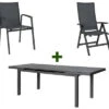 STERN New Top Esstischgarnitur, Anthrazit, Alu / Glas / Textil, Tisch 180/240x100cm, 4 Stapel-, 2 Klappsessel -Ausgewählte Gartenmöbelgeschäfte 22991 1.jpg