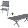 KETTLER Friends Esstischgarnitur, Silber / Anthrazit, Alu / Spraystone / Textil, Tisch 180/280x100cm, 8 Stapelsessel -Ausgewählte Gartenmöbelgeschäfte 23029 1.jpg