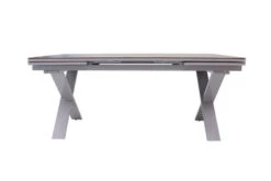 KETTLER Friends Esstischgarnitur, Silber / Anthrazit, Alu / HPL / Textil, Tisch 180/280x100cm, 6 Stapelsessel -Ausgewählte Gartenmöbelgeschäfte 23061 10.jpg