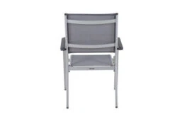 KETTLER Friends Esstischgarnitur, Silber / Anthrazit, Alu / HPL / Textil, Tisch 180/280x100cm, 6 Stapelsessel -Ausgewählte Gartenmöbelgeschäfte 23061 14.jpg