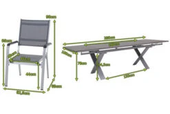 KETTLER Friends Esstischgarnitur, Silber / Anthrazit, Alu / HPL / Textil, Tisch 180/280x100cm, 6 Stapelsessel -Ausgewählte Gartenmöbelgeschäfte 23061 5.jpg