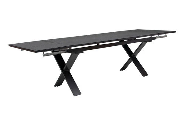 KETTLER Altura Esstischgarnitur, Anthrazit, Alu / Spraystone / Textil, Tisch 180/280x100cm, 6 Multipositionssessel 6 KETTLER Altura Esstischgarnitur, Anthrazit, Alu / Spraystone / Textil, Tisch 180/280x100cm, 6 Multipositionssessel – Bild 4