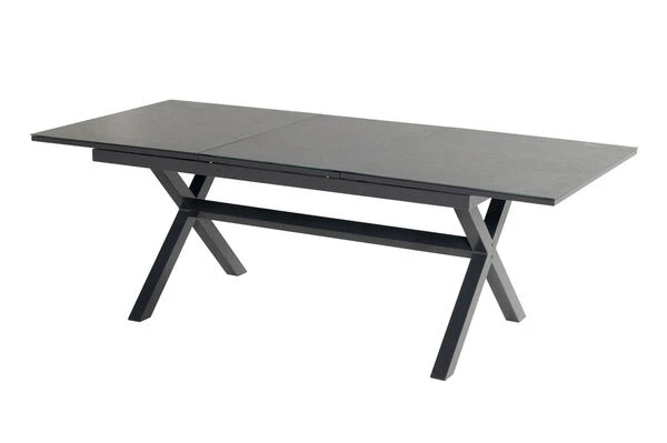 HARTMAN Xanadu / Da Vinci Sitzgruppe, Xerix/natur, Alu/Teak/Glaskeramik, 2 Dining Sessel, 6 Multipo, 160/220x100cm, FSC-Teak Armlehnen 4 HARTMAN Xanadu / Da Vinci Sitzgruppe, Xerix/natur, Alu/Teak/Glaskeramik, 2 Dining Sessel, 6 Multipo, 160/220x100cm, FSC-Teak Armlehnen – Bild 2