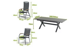 HARTMAN Xanadu / Raffaelo Sitzgruppe, Xerix/natur, Alu/Teak/Glaskeramik, 4 Dining Sessel, 2 Multipo, 160/220x100cm, FSC-Teak Armlehnen -Ausgewählte Gartenmöbelgeschäfte 23300 mass.jpg