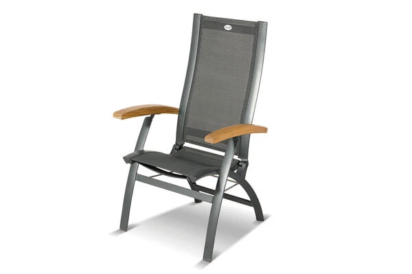 HARTMAN Sondermodell Xanadu / Primo Sitzgruppe, Xerix/natur, Alu/Teak/Glaskeramik, 8 Multipo, 220/280x100cm, X-Gestell, FSC-Teak Armlehnen 5 HARTMAN Sondermodell Xanadu / Primo Sitzgruppe, Xerix/natur, Alu/Teak/Glaskeramik, 8 Multipo, 220/280x100cm, X-Gestell, FSC-Teak Armlehnen – Bild 3