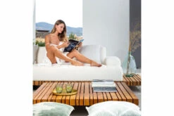 OUTFLEXX Icon Ecklounge, Natte/natur, Alu/Teak/Sunbrella, 4-5 Personen, Inkl. Loungetisch, Seitenablage Aus Teak -Ausgewählte Gartenmöbelgeschäfte 23403 8.jpg