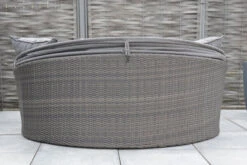 OUTFLEXX Sonneninsel, Grau, Polyrattan/Olefin, 187x146x75/131, Verstellbares Dach -Ausgewählte Gartenmöbelgeschäfte 23404 7.jpg