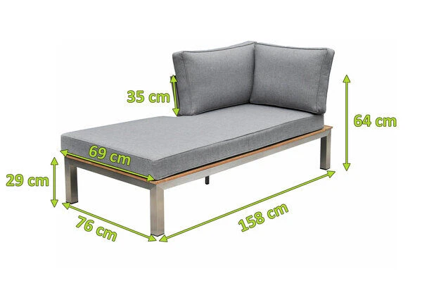 OUTFLEXX Premium Abdeckhaube Für Chaise Lounge, Schwarz, Z.B. 21652, 170 X 75 X 60 Cm, Wasserbeständig, Integriertes Zugband 7 OUTFLEXX Premium Abdeckhaube Für Chaise Lounge, Schwarz, Z.B. 21652, 170 X 75 X 60 Cm, Wasserbeständig, Integriertes Zugband – Bild 5