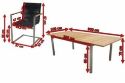 OUTFLEXX Premium Abdeckhaube Für Sitzgruppe, Schwarz, Polyester, 305 X 180 X 80 Cm, Wasserbeständig, Integriertes Zugband -Ausgewählte Gartenmöbelgeschäfte 23422 5.jpg