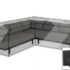 OUTFLEXX Premium Abdeckhaube Für Ecklounge, Schwarz, Z.B. 20454 / 21593 / 20455, 265 X 170 X 65 Cm, Wasserbeständig, Integriertes Zugband -Ausgewählte Gartenmöbelgeschäfte 23431.jpg