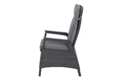 SIENA GARDEN Tirana/Solea Dining Set, Anthrazit/blau, Alu/Gardino®-Geflecht/Keramik, 205-265 X 103 X 76 Cm, Inkl. 4 Diningsessel, Stufenlos Verstellbar -Ausgewählte Gartenmöbelgeschäfte 23797 4.JPG