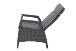 SIENA GARDEN Tirana/Solea Dining Set, Anthrazit/blau, Alu/Gardino®-Geflecht/Keramik, 205-265 X 103 X 76 Cm, Inkl. 4 Diningsessel, Stufenlos Verstellbar -Ausgewählte Gartenmöbelgeschäfte 23797 7.JPG