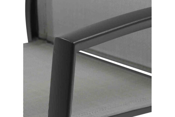 SIENA GARDEN Silva/Velia Dining Set, Anthrazit/grau, Alu/Ranotex®-Gewebe/Keramik, 160 X 90cm, Inkl. 6 Diningsessel 8 SIENA GARDEN Silva/Velia Dining Set, Anthrazit/grau, Alu/Ranotex®-Gewebe/Keramik, 160 X 90cm, Inkl. 6 Diningsessel – Bild 6