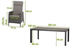 SIENA GARDEN Silva/Amira Dining Set, Anthrazit/grau, Alu/Gardino®-Geflecht/Keramik, 183 X 100cm, Inkl. 6 Diningsessel, Verstellbar -Ausgewählte Gartenmöbelgeschäfte 23832 5.jpg