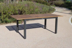 VILLANA Esstischgarnitur, Anthrazit/grau, Alu/ FSC-Akazienholz, Ausziehtisch 150/200 Cm, 4 Multipositionssessel 25 VILLANA Esstischgarnitur, Anthrazit/grau, Alu/ FSC-Akazienholz, Ausziehtisch 150/200 Cm, 4 Multipositionssessel -Ausgewählte Gartenmöbelgeschäfte 23912 09.jpg