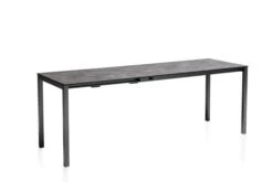 KETTLER Cubic/Basic Plus Esstischgarnitur, Anthrazit, Alu/HPL/Textilene, 140/210x70 Cm, 8 Stapelsessel -Ausgewählte Gartenmöbelgeschäfte 28834 03.jpg