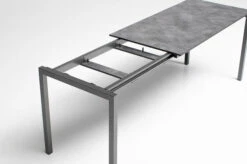 KETTLER Cubic/Basic Plus Esstischgarnitur, Anthrazit, Alu/HPL/Textilene, 140/210x70 Cm, 8 Stapelsessel -Ausgewählte Gartenmöbelgeschäfte 28834 07.jpg