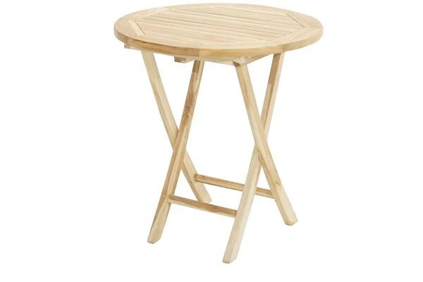 Klapptisch Lexington Aus ECO-Teakholz Von Ploß, Ø 70x75 Cm 4 Klapptisch Lexington Aus ECO-Teakholz Von Ploß, Ø 70x75 Cm – Bild 2
